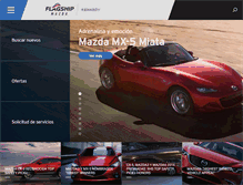 Tablet Screenshot of flagshipmazda.com